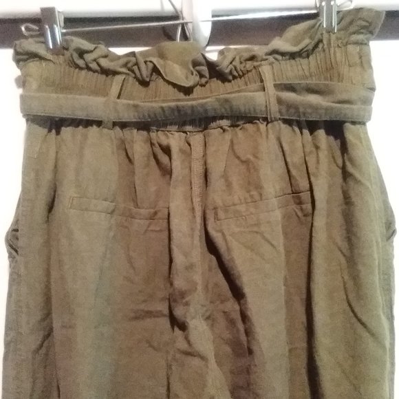 AE STUDIO CASUAL PAPERBAG WAIST PANTS - Picture 6 of 8